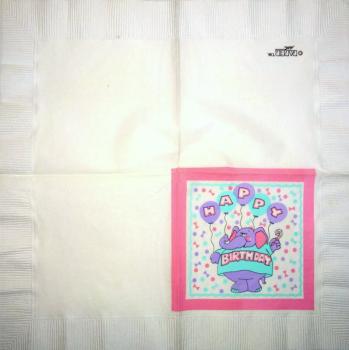 060 Elefant - 3-lagig - (gold) - ppd